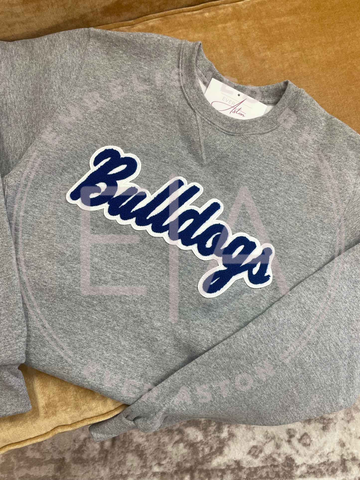 Bulldogs Script Varsity Sweatshirt (Pre-Order)