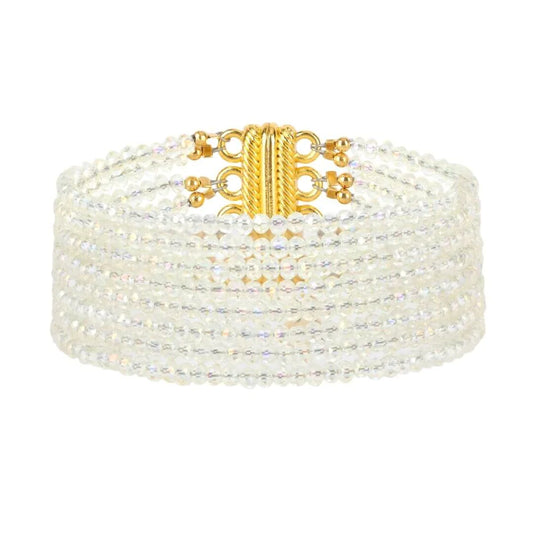 Meghan 5 Strand Crystal Bracelet